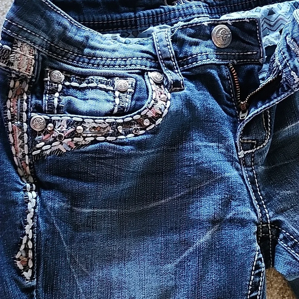 Grace In LA Skinny Ankle Jeans, Size  27 - Picture 13 of 14